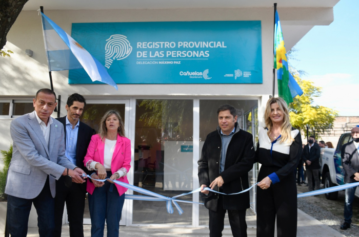 Kicillof inauguró una sede del Registro Provincial de las Personas en